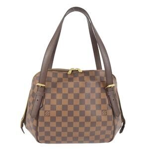 Louis Vuitton Damier Belem Handbag Brown